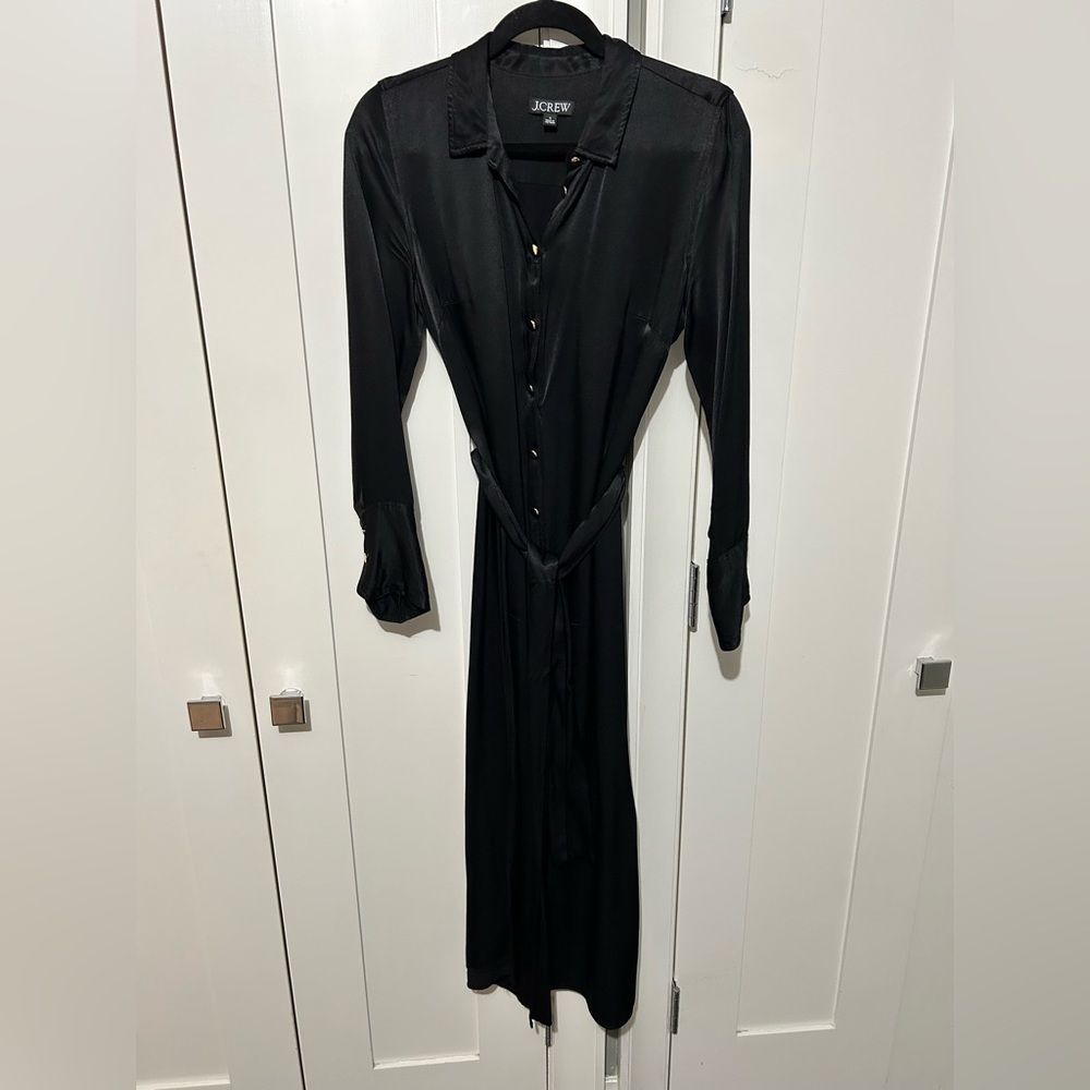 J. Crew Black Maxi Dress